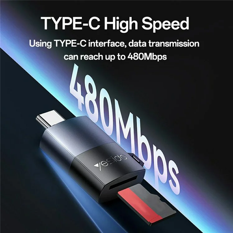 YESIDO CARD READER BLACK GS37 - Image 9