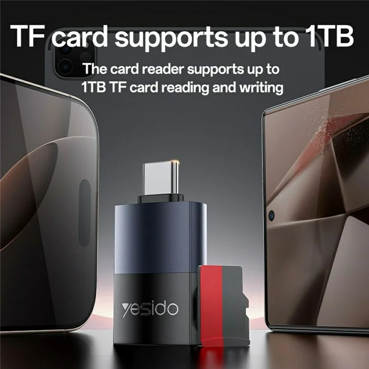 YESIDO CARD READER BLACK GS37 - Image 7