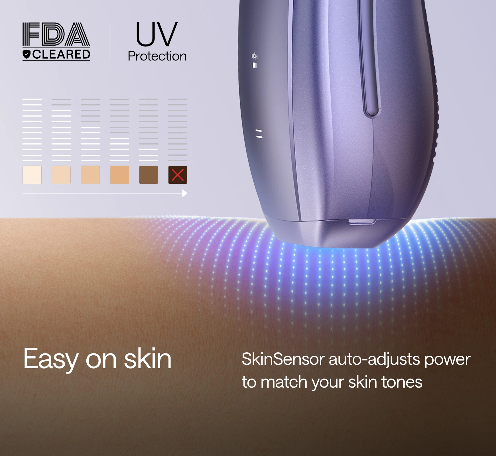 ULIKE AIR 10 IPL HAIR REMOVAL DEVICE PURPLE ULK-IPL-AIR10-LCASE-PUR - Image 4