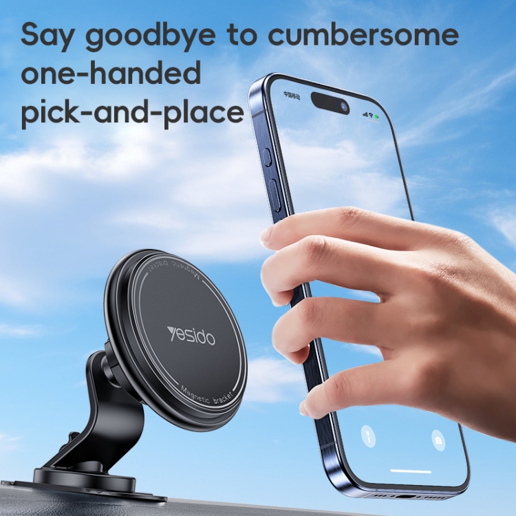 YESIDO CAR CENTER CONSOLE MAGSAFE MAGNETIC PHONE HOLDER C220 - Image 6