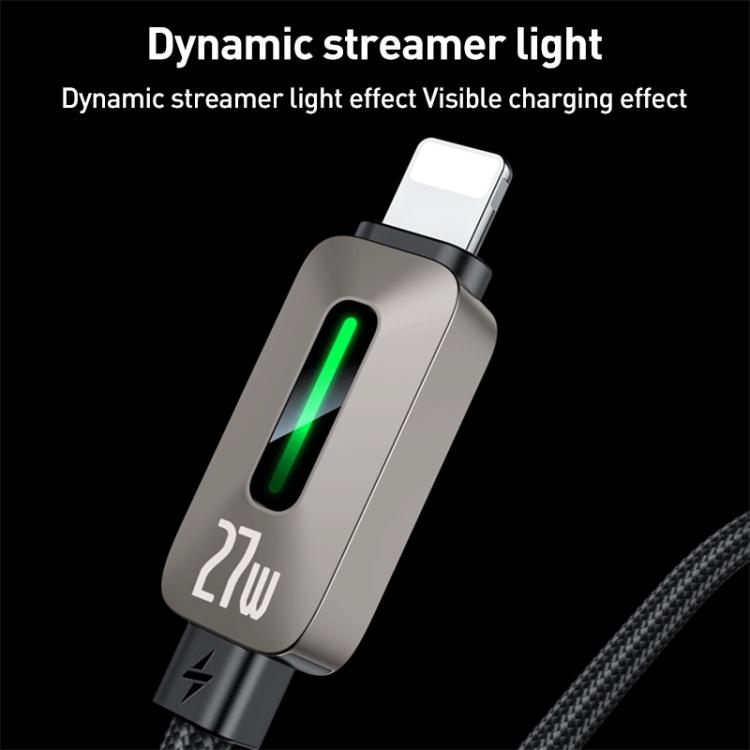 YESIDO PD FAST CABLE 27W TYPE C TO LIGHTNING GREY CA199 - Image 9