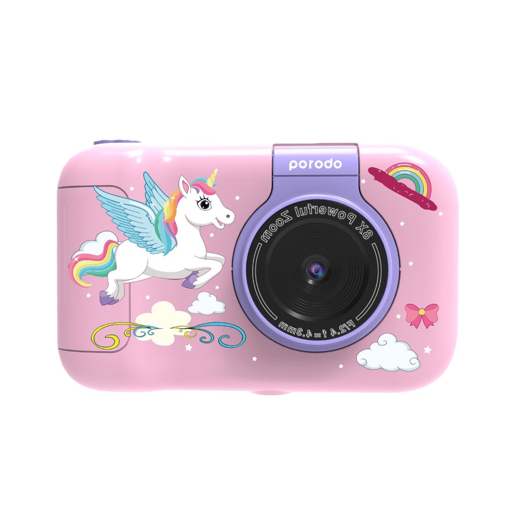 PORODO KIDS FLIP DIGITAL CAMERA WITH TRIPOD STAND PINK PD-LFST014-PINK - Image 5