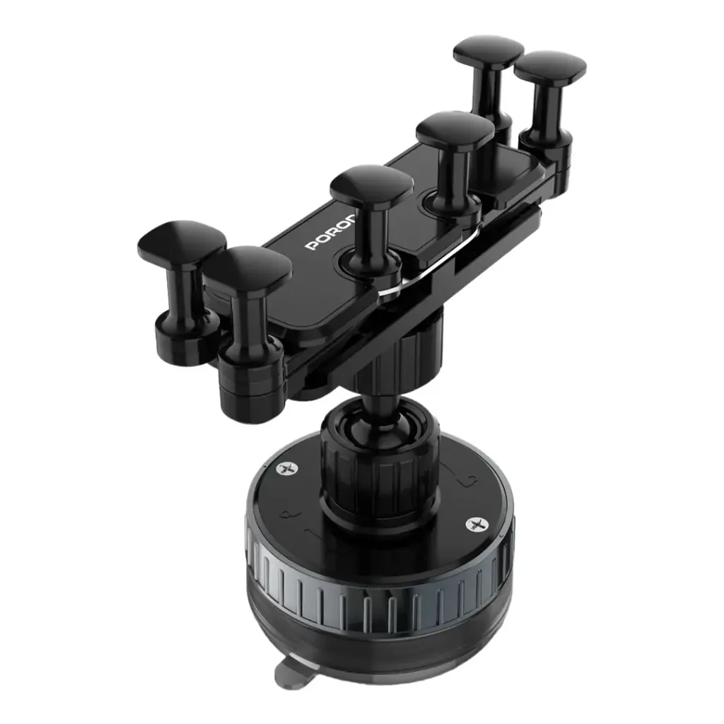 PORODO BLUE UNIVERSAL PHONE MOUNT VACUUM SUCTION BLACK PB-HSM33-BK - Image 4