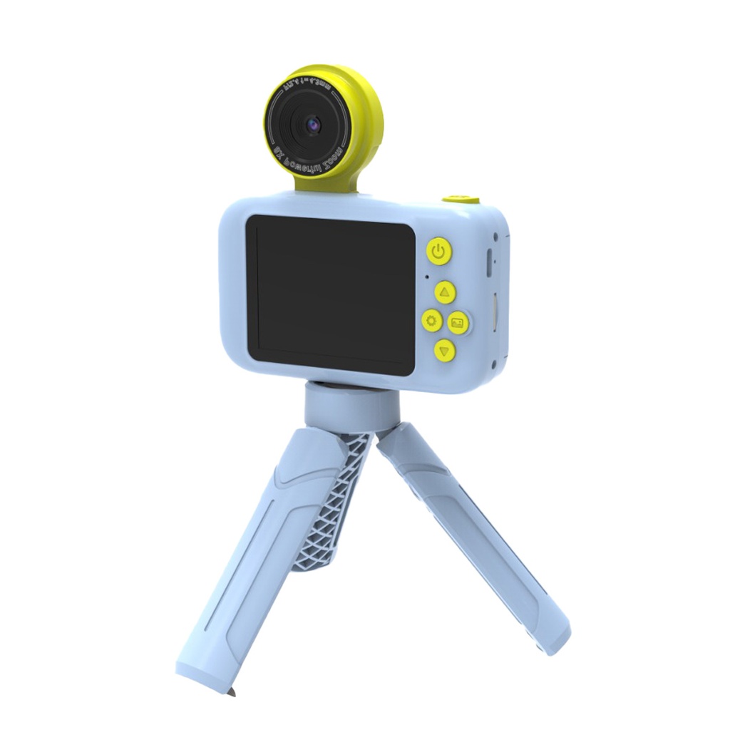 PORODO KIDS FLIP DIGITAL CAMERA WITH TRIPOD STAND BLUE PD-LFST014-BU - Image 4