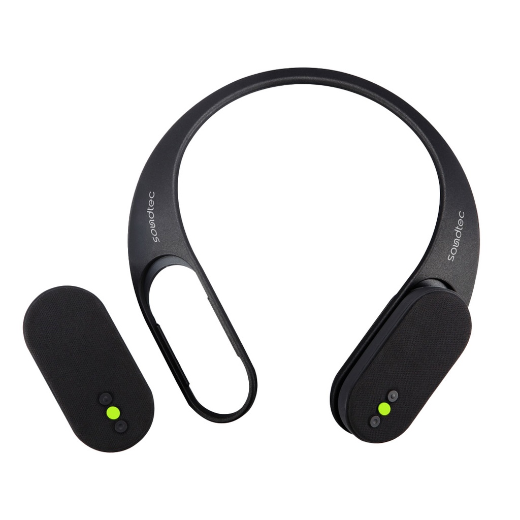PORODO SOUNDTEC NECK AUDIO WIRELESS SPEAKER AND DETACHABLE DESIGN BLACK PD-STWLEP024-BK - Image 4
