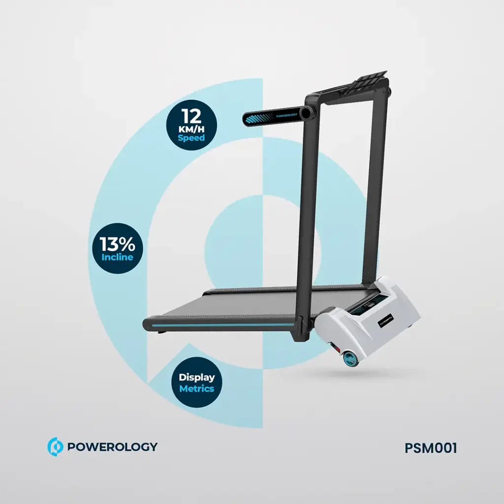 POWEROLOGY INCLINE FOLDING TREADMILL PSM001 - Image 5