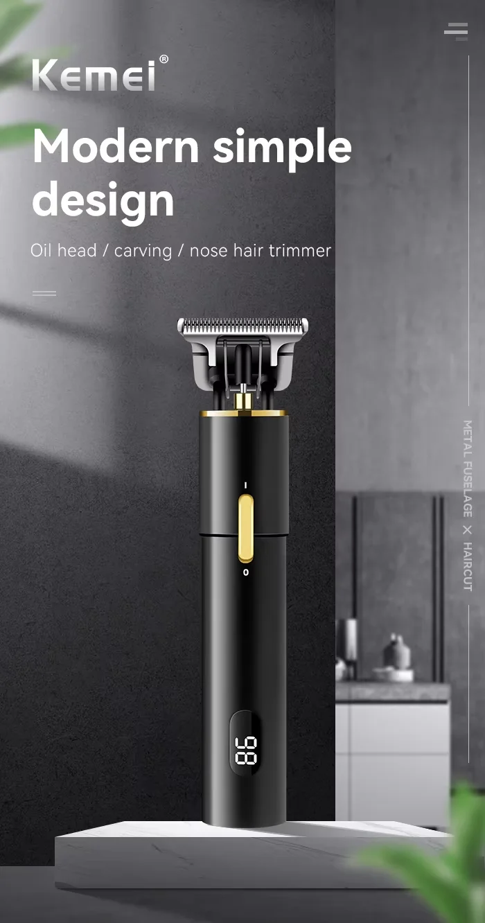 KEMEI PROFESSIONAL 3 IN 1 HAIR CLIPPER TRIMMER KM-1894 - Image 11