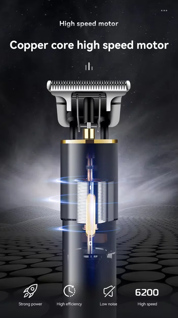 KEMEI PROFESSIONAL 3 IN 1 HAIR CLIPPER TRIMMER KM-1894 - Image 6