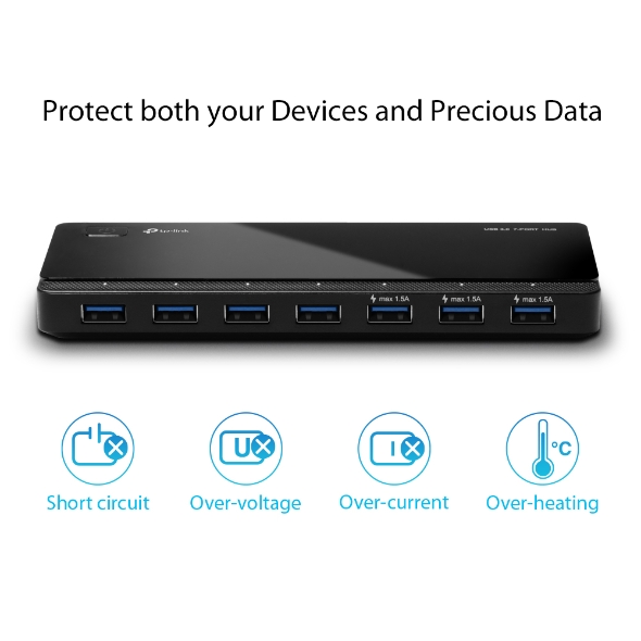 TP-LINK USB 3.0 7 PORT USB HUB UH700 - Image 4