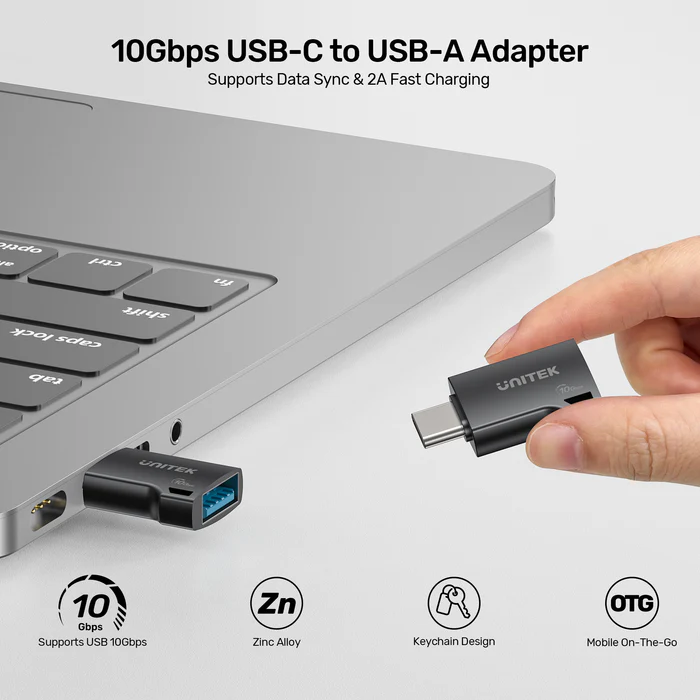 UNITEK 10GBPS USB-C TO USB-A ADAPTER A1048ABK01 - Image 15