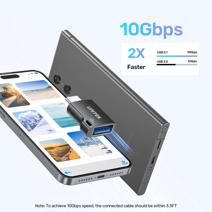 UNITEK 10GBPS USB-C TO USB-A ADAPTER A1048ABK01 - Image 14