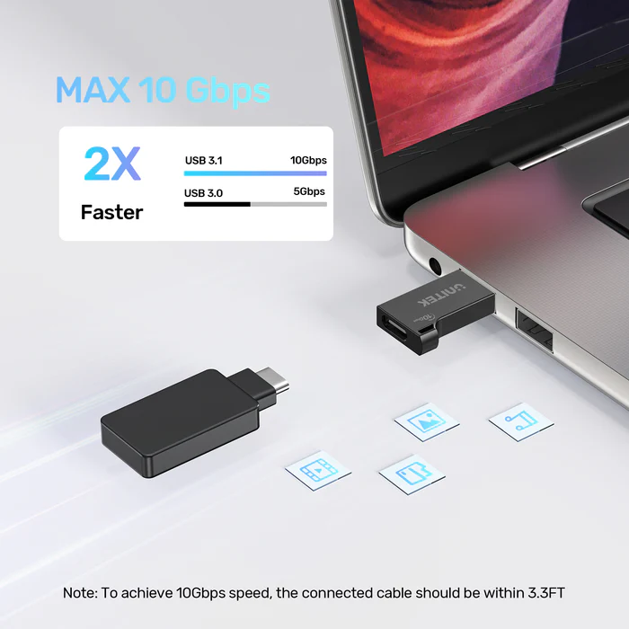 UNITEK 10GBPS USB-A TO USB-C ADAPTER A1049ABK01 - Image 12