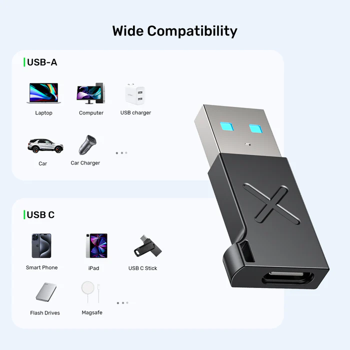 UNITEK 10GBPS USB-A TO USB-C ADAPTER A1049ABK01 - Image 7