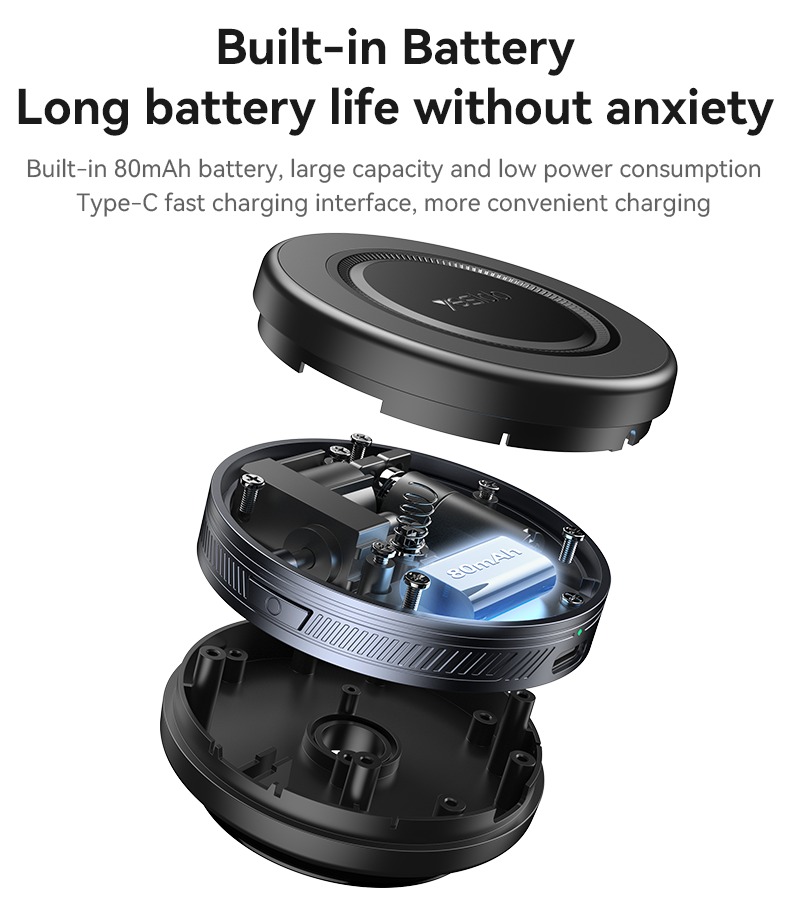 YESIDO ELECTRIC VACUUM CUP MAGSAFE HOLDER BLACK C223 - Image 8