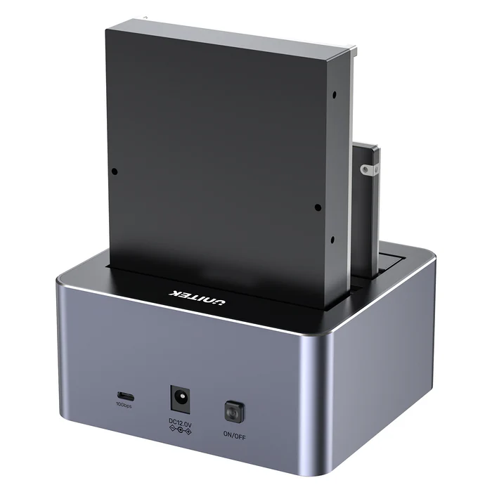 UNITEK 2 X SATA 2.5 INCH DISK CLONE STATION Y-3027GY01-UK - Image 4