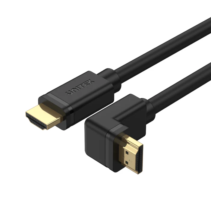 UNITEK 4K ULTRA HD HDMI RIGHT ANGLE 270 DEGREE ELBOW CABLE BLACK Y-C1009 - Image 7