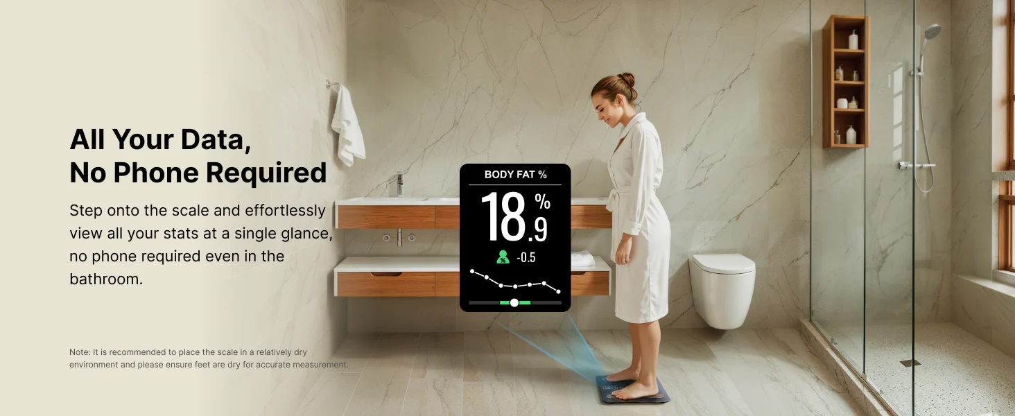 Eufy Smart Scale C20 Black T9130011 - Image 4