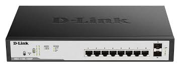 D LINK 8 PORT POE GIGABIT SMART MANAGED SWITCH DGS-F1100-10PS-E - Image 3