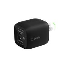 BELKIN BOOST CHARGE COMPACT USB C WALL CHARGER 45W WITH USB C TO USB C CABLE BLACK WCA013MY1MBK-06 - Image 3