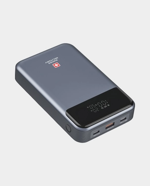 SWISS MILITARY 10000MAH 3 IN 1 WIRELESS MAGNETIC CHARGING PORTABLE POWERBANK BLACK - Image 5