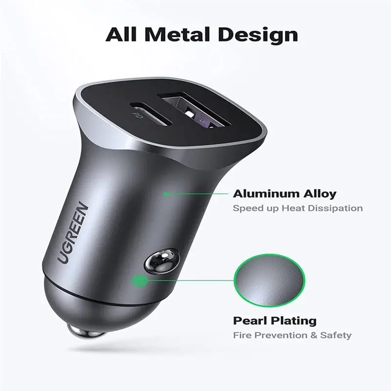 UGREEN 2 PORT FAST CAR CHARGER 30W 25845 - Image 2
