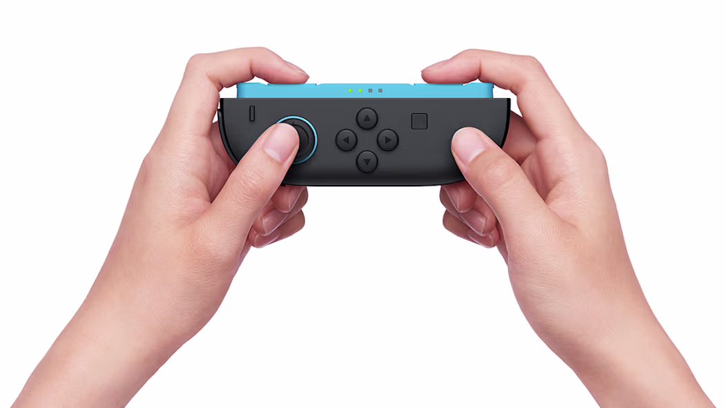 NINTENDO SWITCH 2 JOY-CON 2 (L) PAIR BLUE RED BEE-A-JAAAA - Image 2
