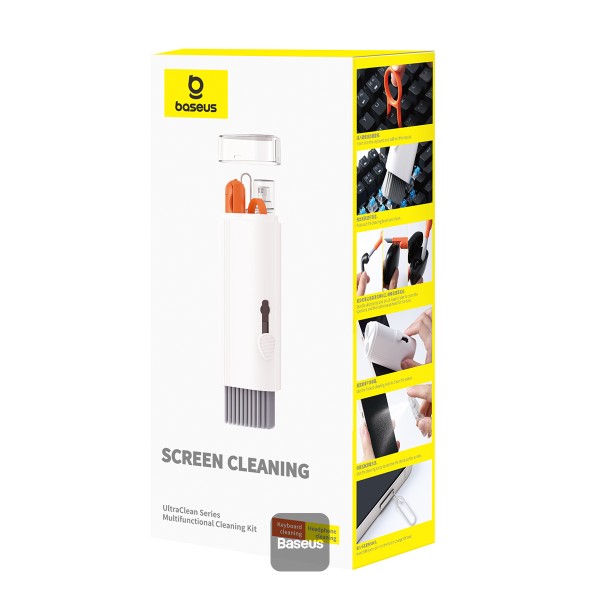 BASEUS MULTI-FUNCTIONAL CLEANING KIT WHITE QJTZ-01 - Image 2