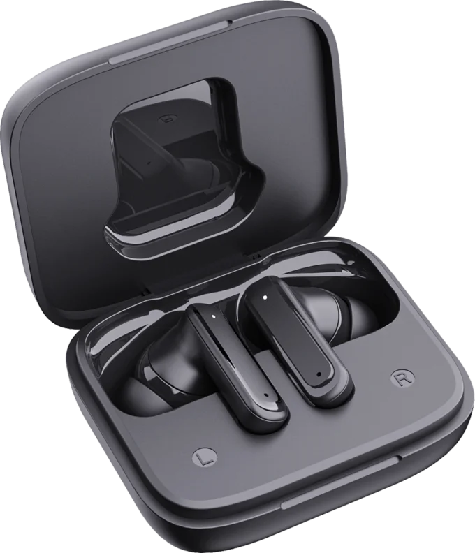 POWERO PLUS LARA ANC TRUE WIRELESS EARBUDS WITH TOUCH DISPLAY BLACK PR-LRBT9224-BK - Image 6