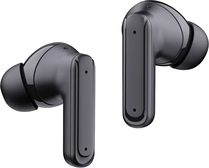 POWERO PLUS LARA ANC TRUE WIRELESS EARBUDS WITH TOUCH DISPLAY BLACK PR-LRBT9224-BK - Image 2