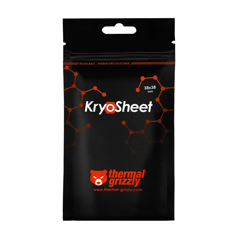 Thermal Grizzly KryoSheet Thermal pad 38 x 38 TG-KS-38-38 - Image 2