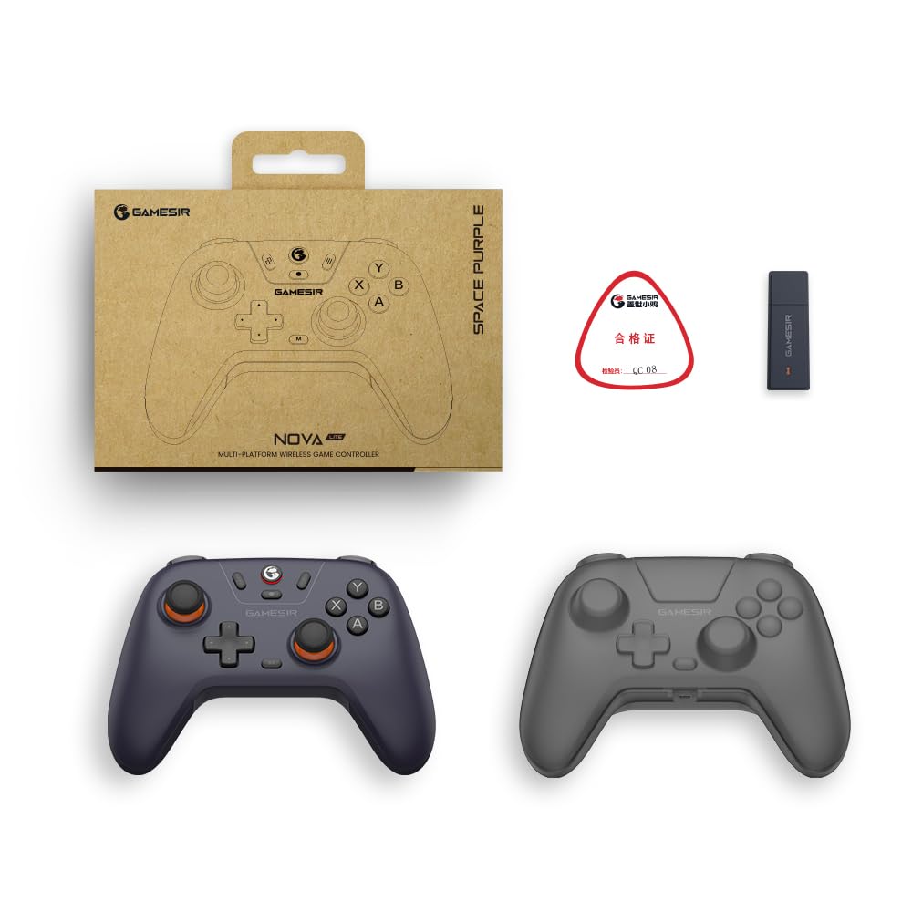 GAMESIR T4 NOVA LITE MULTI PLATFORM WIRELESS GAME CONTROLLER SPACE PURPLE T4N LITE - Image 9