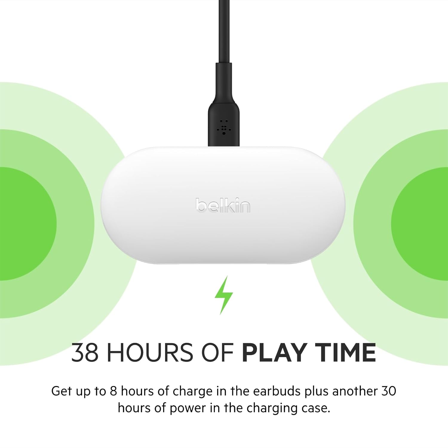 BELKIN TRUE WIRELESS EARBUDS WHITE AUC001BTWH - Image 8