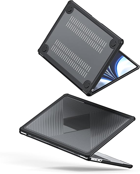 DUXDUCIS MACBOOK AIR 13.3 LCGH PROTECTIVE CASE BLACK LCGH0001 - Image 3