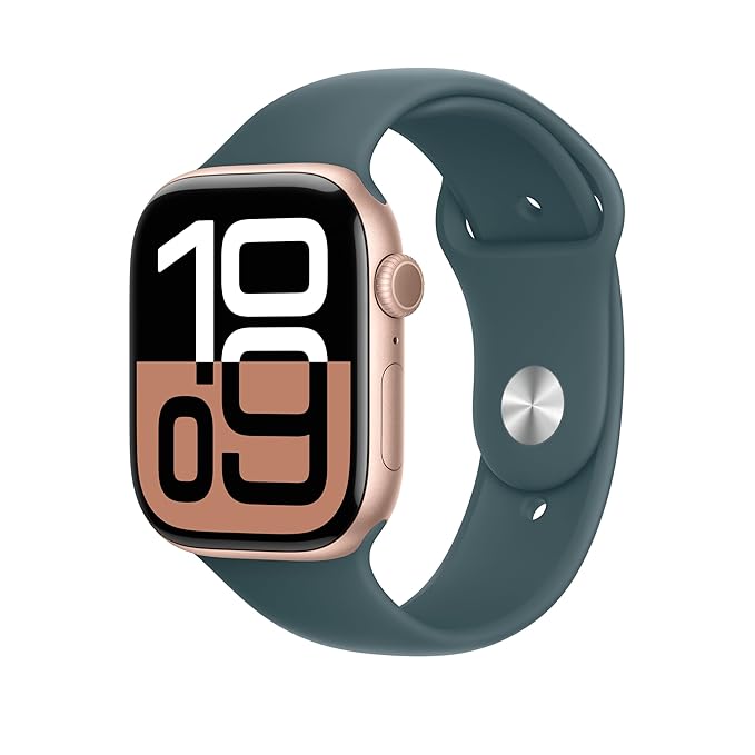 APPLE WATCH 46MM LAKE GREEN SPORT BAND S/M MXLQ3 - Image 3