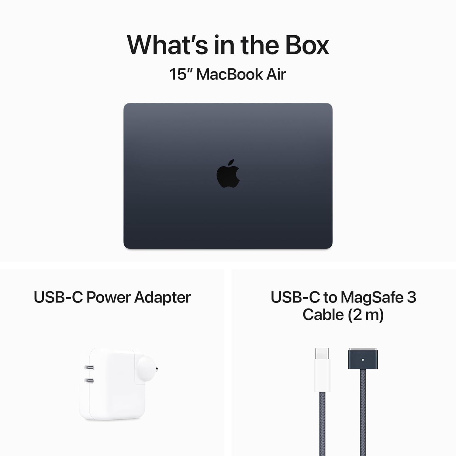 APPLE MACBOOK AIR 15 INCH M3 CHIP WITH 8 CORE CPU 10 CORE GPU 16GB 512GB MIDNIGHT ARABIC MXD43 - Image 6