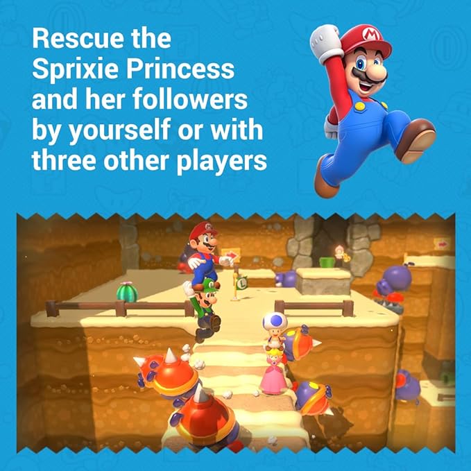 NINTENDO SWITCH SUPER MARIO 3D WORLD+BOWSERS FURY GAME CD - Image 5