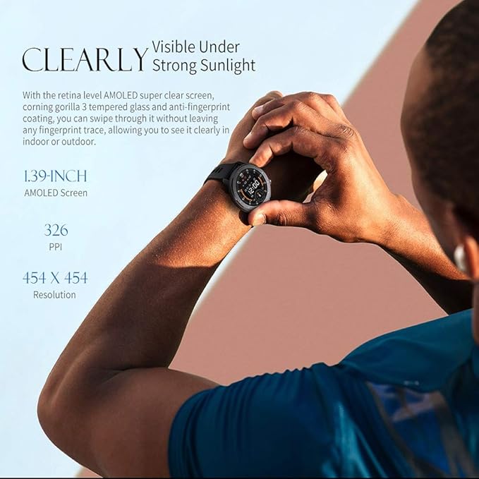 AMAZFIT GTR LITE WATCH 47MM ALUMINIUM ALLOY A1922 - Image 4