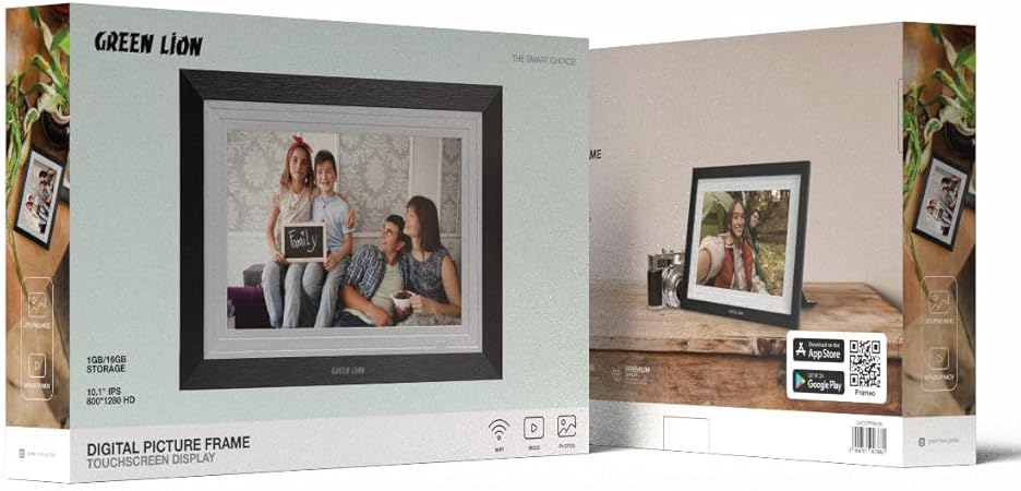 GREEN LION DIGITAL PICTURE FRAME BLACK GNDGPFRMBK - Image 2