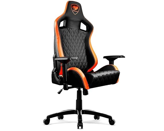 COUGAR ARMOUR ONE GAMING CHAIR ADJUSTABLE DESIGN ORANGE - Image 6