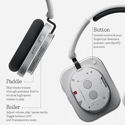 NOTHING 1 WIRELESS HEADPHONE WHITE B170 - Image 8