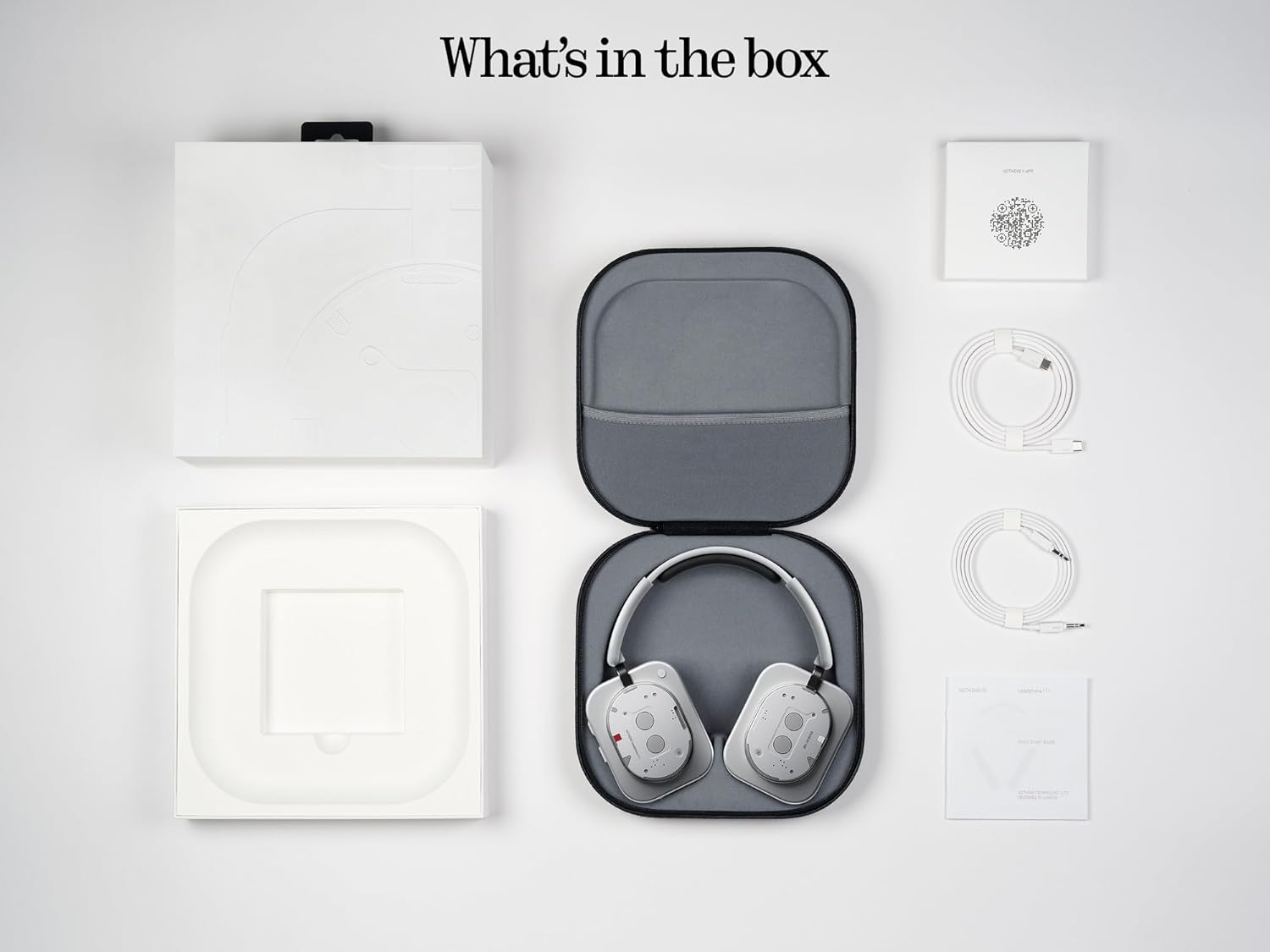 NOTHING 1 WIRELESS HEADPHONE WHITE B170 - Image 2