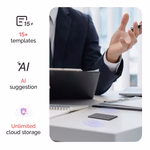 PLAUD NOTE TRANSCRIBE AI VOICE RECORDER SUMMARIZE STARLIGHT NB-100 - Image 4