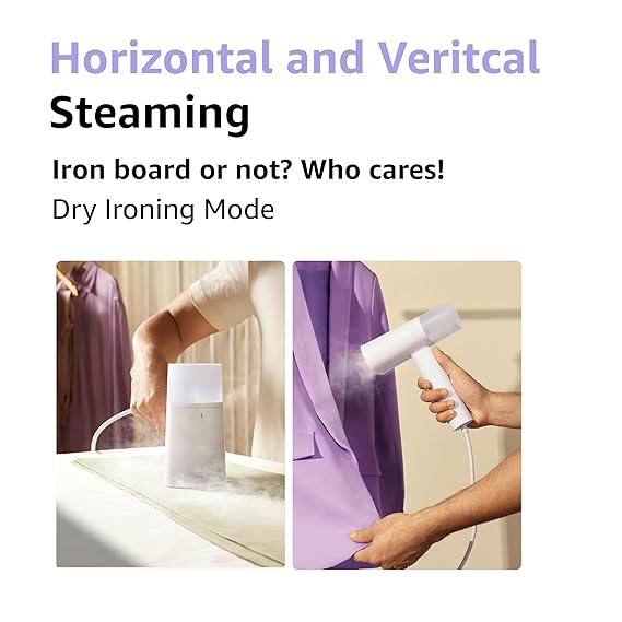 XIAOMI MIJIA HANDHELD PORTABLE GARMENT STEAMER 2 WHITE - Image 11