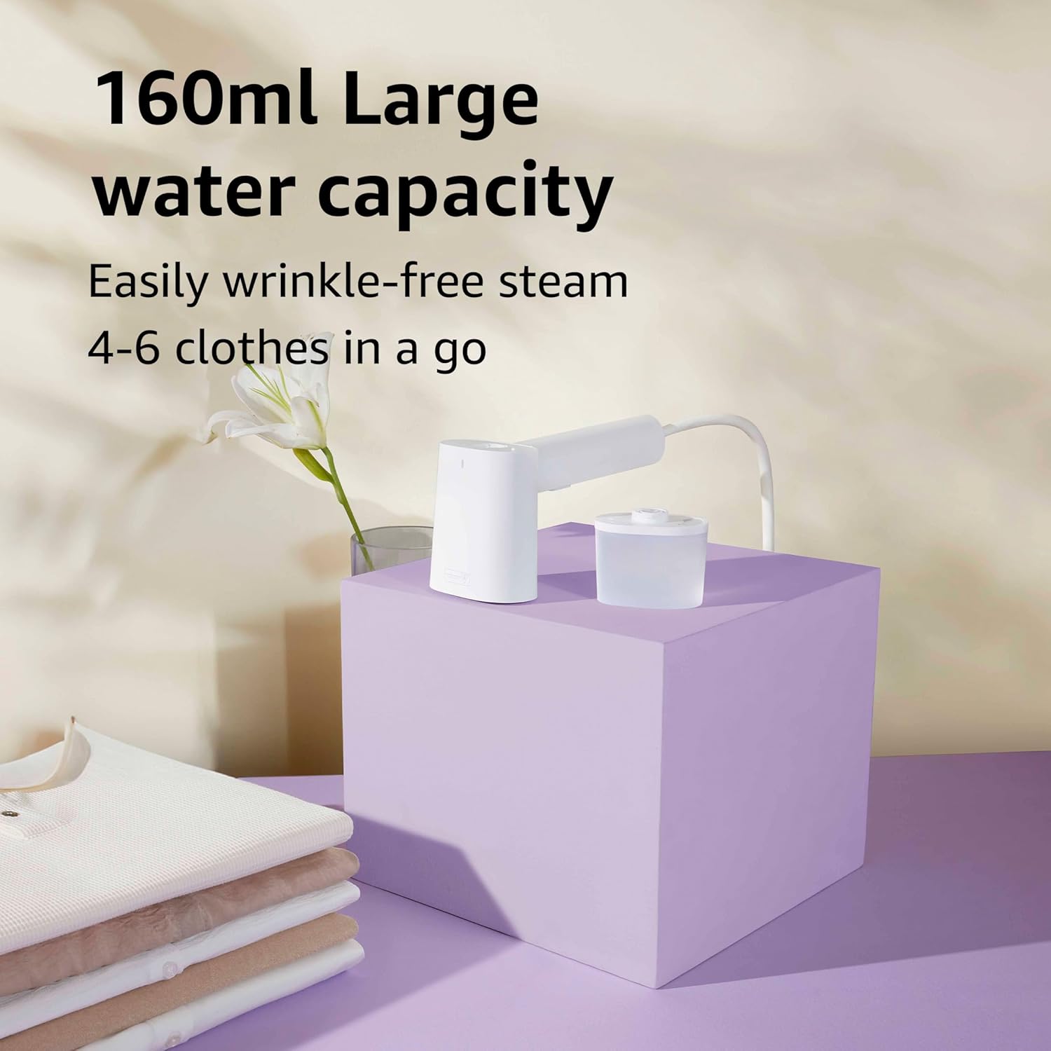 XIAOMI MIJIA HANDHELD PORTABLE GARMENT STEAMER 2 WHITE - Image 8