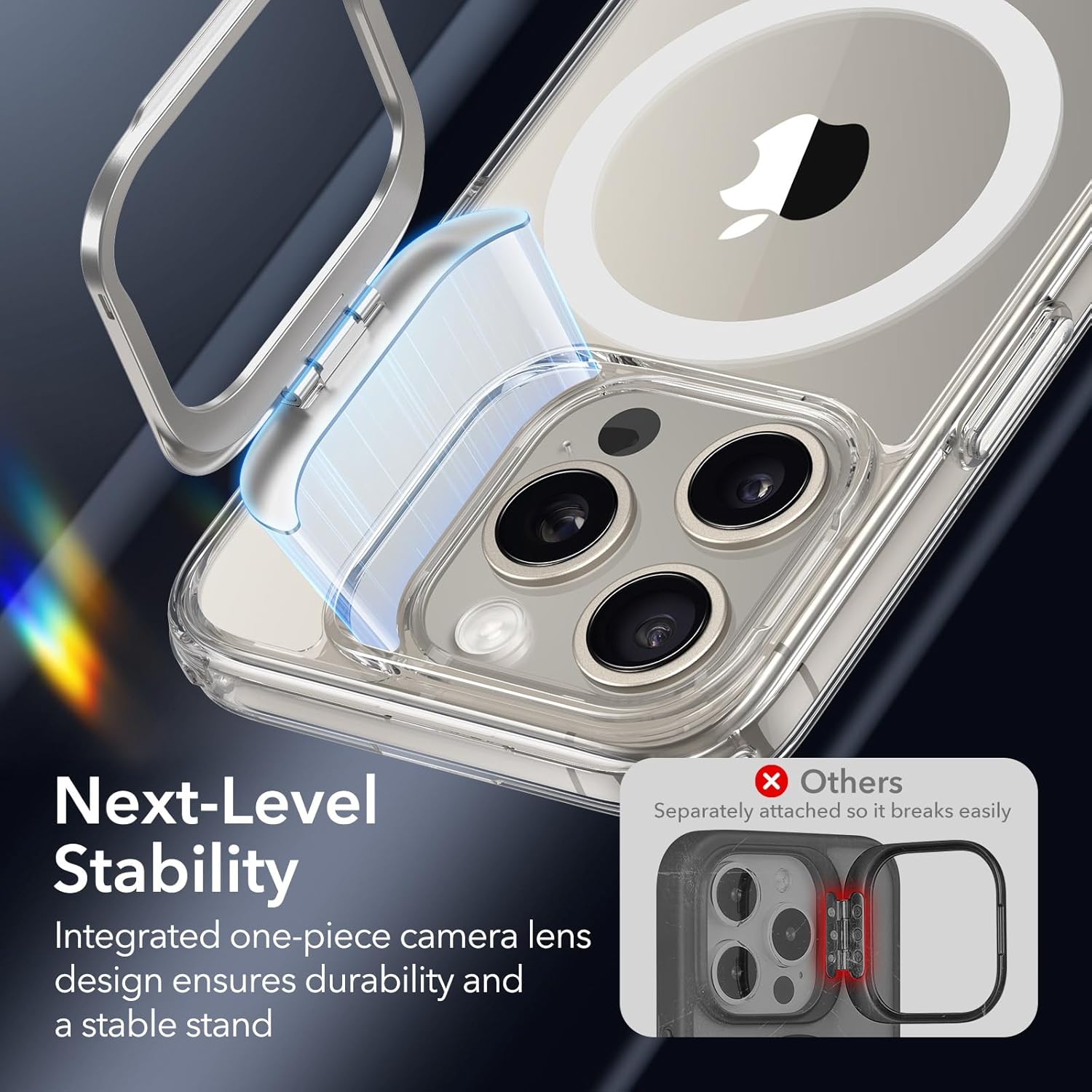 ESR IPHONE 15 PRO CLEAR CASE WITH MAGSAFE - Image 2