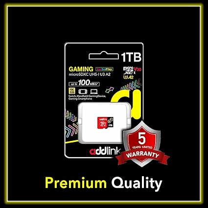 ADDLINK V30 1TB MICRO SDXC UHS CARD WITH ADAPTER BLACK AD1TBMSXT3A - Image 2