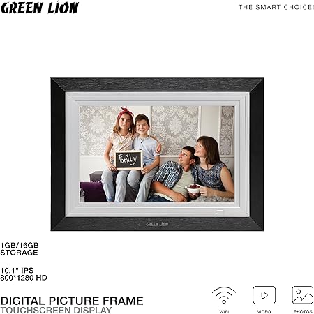 GREEN LION DIGITAL PICTURE FRAME BLACK GNDGPFRMBK - Image 5
