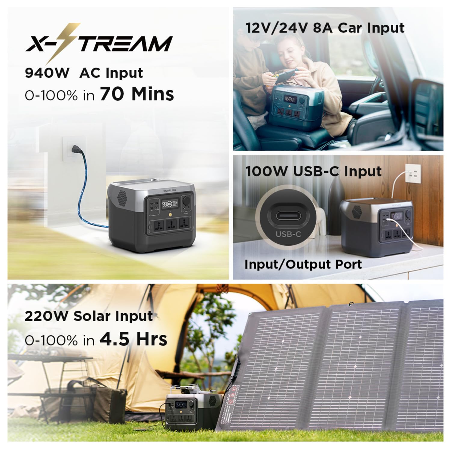 BESTON PORTABLE AC/DC POWER STATION 2000W - Image 4