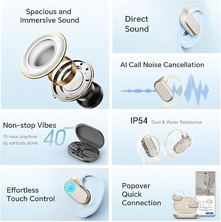 HONOR CHOICE OPEN EAR TRUE WIRELESS EARBUDS BLACK ORL-ME00 - Image 7