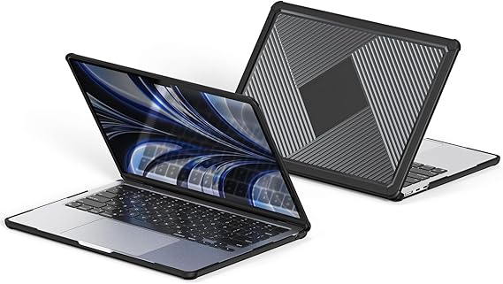 DUXDUCIS MACBOOK AIR 13.3 LCGH PROTECTIVE CASE BLACK LCGH0001 - Image 5